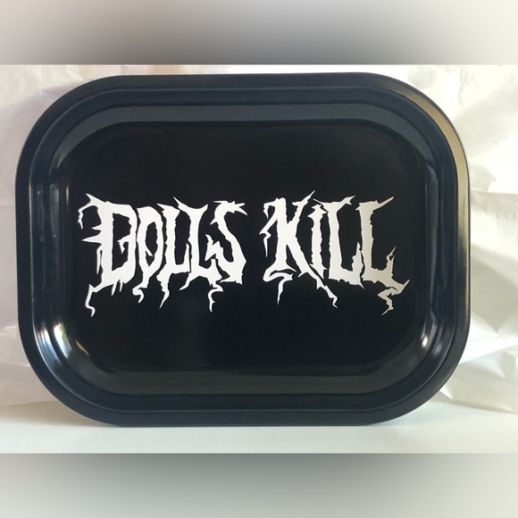 NWT UNRELEASED Dolls Kill Ceramic Tray & matching Shot Glass Bundle - Picture 3 of 7